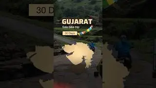 30 Days Gujarat Solo Bike Trip #travel #gujarat #bike #shorts #surat