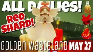 Todays Quests, Candles + Cakes, Shard Info in Golden Wasteland Sky CotL nastymold May 27