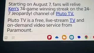Ken Jennings ENTIRE 74-game winning streak video can be rewatch FIRST TIME, August 7 on PlutoTV🏆👑