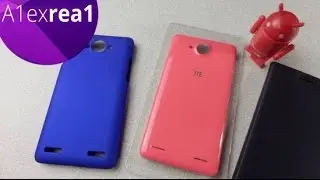 ZTE V5 Red Bull два бампера, посылка с aliexpress.com мини обзор