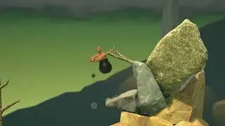 I played getting over it for the first time