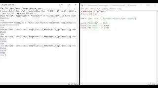 Python - 11 | Membership Operator in Python | Python 0 to 100 | Embedded World