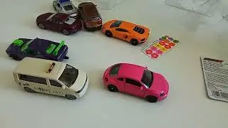 25 minutes of cars! Unboxing 7 Siku toy cars