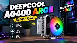Is the Deepcool AG400 ARGB cooler really worth your money in 2025? #cpu  #Deepcool #Intel #AMD #ARGB