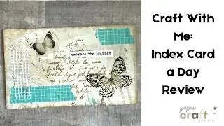 Craft With Me: Index Card a Day Review