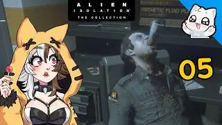 WHERE IS A SAVE WHEN YOU NEED IT || LillyVinnily Plays Alien Isolation (PART 5)