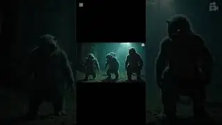 Top 5 Terrifying Monsters Created by Aİ 😨#AIMonsters #ScaryShorts #ArtificialHorror #darkcreatures