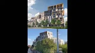 Akbulak Riviera: сравниваем рендер и реализацию на примере Wall House. #shorts