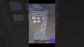 He definitely turned against us #minecraft #girlfriend #ai #friend #glitch #shorts #fyp #gaming
