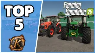 Top 5 des meilleurs tracteurs moyen dans farming simulator 25 no mods! #fs25 #farming