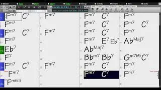 BACKING TRACK - BIG WIG IN THE WIGWAM (R Alexander, K Case, B Bradley) F minor 180 BPM SWING