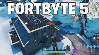Fortnite Fortbyte #5 Location - Accessible by using laid back shuffle emote inside dance club