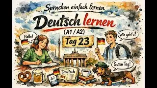 Tag 23 Deutsch lernen (A1–A2): Der neue Mitbewohner