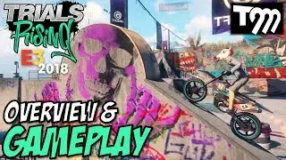 THE MOST AMBITIOUS TRIALS!! - Trials Rising Overview & Gameplay E3 2018