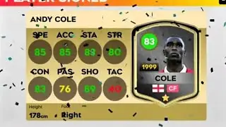 DLS 25 || Upgrade Max Andy Cole  || N&acirc;ng Cấp Max Andy Cole || Tekachi 