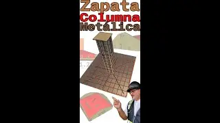 ZAPATA para COLUMNA MET&Aacute;LICA-1placa Met&aacute;lica-2Armado de HIERRO Zapata-3Fundici&oacute;n, Colado o Vaciado