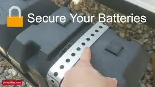 How to Lock Travel Trailer Batteries - Cheap Battery Theft Deterrent
