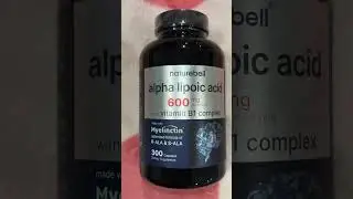 Naturebell Alpha Lipoic Acid 600mg Supplement Overview#AlphaLipoicAcid #Naturebell