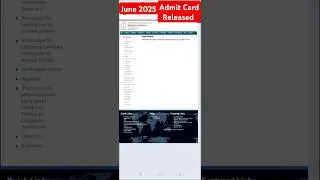 admit Card Download link in Video Discription. #cma #cma exams #Admitcard