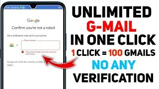 How To Create Unlimited Gmail Account Without Phone Number Verification 202/ buner star/