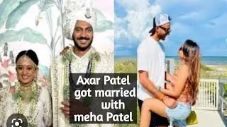 Axar Patel weeding with his hot girlfriend meha