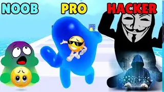 NOOB vs PRO vs HACKER vs GOD in Join Blob Clash 3D