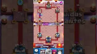 Una batalla rara de clash Royale #clashroyale 