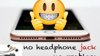 No headphone jack? NO problem