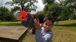NERF GUN TARGET CHALLENGE! 🎯 EPIC SHOTS, CUP KNOCKDOWNS & CRAZY FUN!