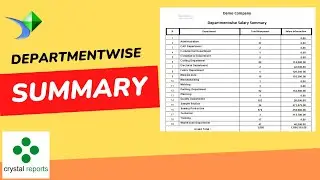 SUMMARY Sheet  তৈরী করার পদ্ধতি || SAP Crystal Report Tutorial Bangla || Part-10