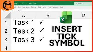 How to Insert Tick Symbol in Microsoft Excel
