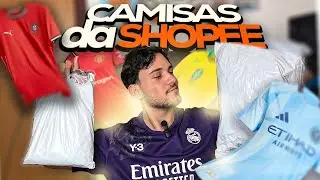 COMPREI V&Aacute;RIAS CAMISAS DE TIME NA SHOPEE E FIQUEI SURPRESO!!