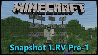 Minecraft Snapshot 1.RV Pre-Release 1- Reality Vision, USB Block!