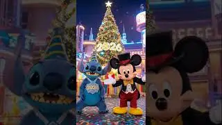 #DreamScreenAI Disney stitch and Mickey started happy new year but is was mistake #story