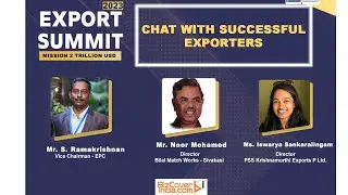 EXPORT SUCCESS STORIES | EPC EXPORT SUMMIT 2023 | BY Mr. S. RAMAKRISHNAN