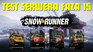 🔴LIVE Snowrunner test serwera faza 15