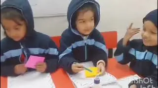 Art and craft activities - making kite #viral #school #activity #trendingshorts 