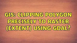 GIS: Clipping polygon precisely to raster (extent) using GDAL?