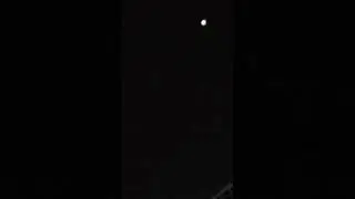 What is this in the westward sky?! UFO, comet, asteroid,  astronaut, space x?