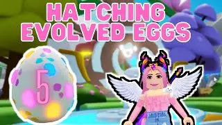 I hatch my FIRST EVER evolved eggs in Roblox RoPets!!!