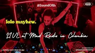 Lolo Mayhew Dark, Melodic House Performance LIVE at Mad Radio in Bogota, Colombia