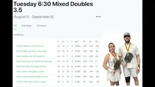 Bronze medal game vs Scott Knight and Stacy Hausinger