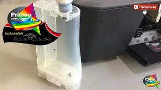 Instalação de Bulk Ink Monocromático na Impressora hp Deskjet 1000