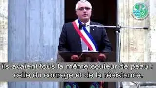 Lib&eacute;ration de Carbon-Blanc : discours du Maire Alain Turby