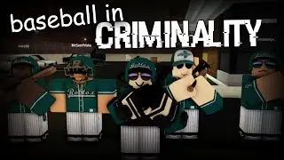 We became a baseball team in Roblox Criminality..