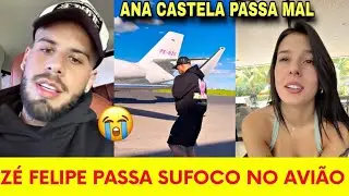 Z&Eacute; FELIPE PASSA DESESPERO COM PANE NO AVI&Atilde;O E ANA CASTELA PASSA MAL