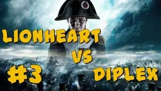 Lionheart vs Diplex - Napoleon Total War: Online Battle ~ DarthMod #3 (Dual Commentary)