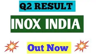INOX INDIA q2 result news. Inox india share latest news today 