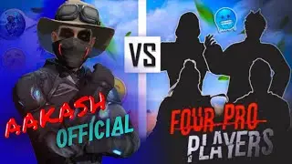 Aakash Official ⚡️Vs 4 Pro Player 🔥 iphone 11 📱 1K Special || Full Gameplay ☠️||