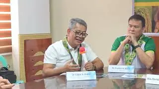 CLSU VP for Research Edgar Orden @ CLSU-LGU Cuyapo MOA Signing for Techno Village Program